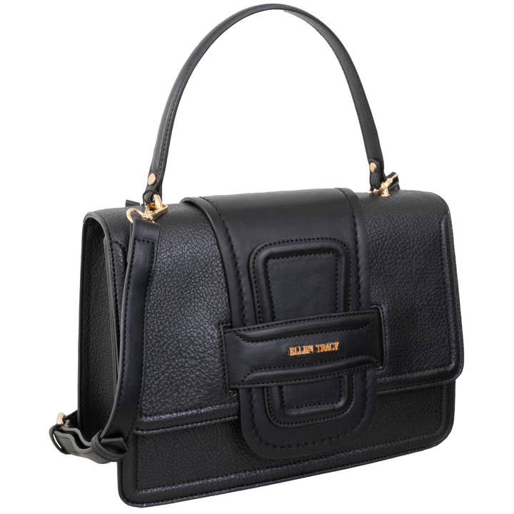 Magid – Großhandel Umhängetasche - Damen – Magid Ellen Tracy Umhängetasche mit genarbtem Leder und Klappe