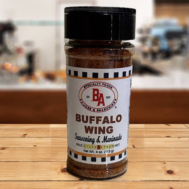 Buffalo Wing Seasoning & Marinade - 4 oz for wholesale by Burning Asphalt Enterprises LLC