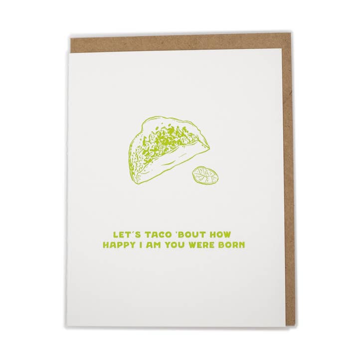 Let’s Taco-bout Your Birthday for wholesale by Ordinary Day Press