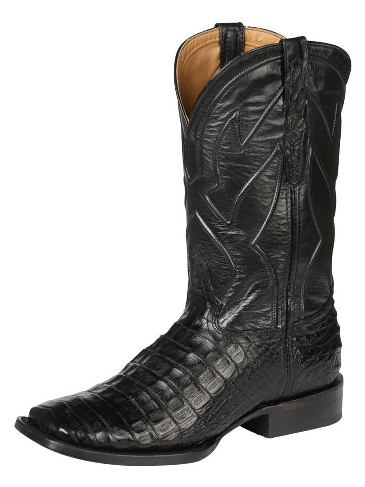 Centenario Exotic Rodeo Boots - Black Caiman Belly 170616 for wholesale by J&J WESTERN WEAR