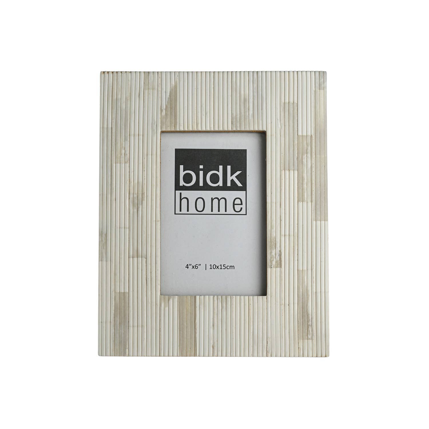 BIDKhome - Wholesale Picture Frame - 4x6” Carved Bone Picture Frame