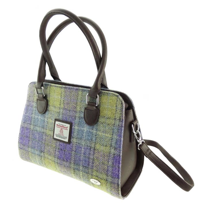 Glen Appin Of Scotland - Wholesale Tote Bag - Women's - LB1227 Harris Tweed 'Findhorn' Midi Tote Bag5