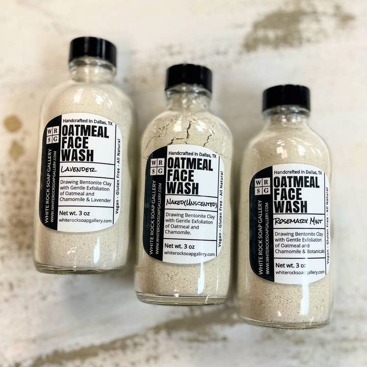 White Rock Soap Gallery - Wholesale Facial Cleanser - Oatmeal Face Wash0