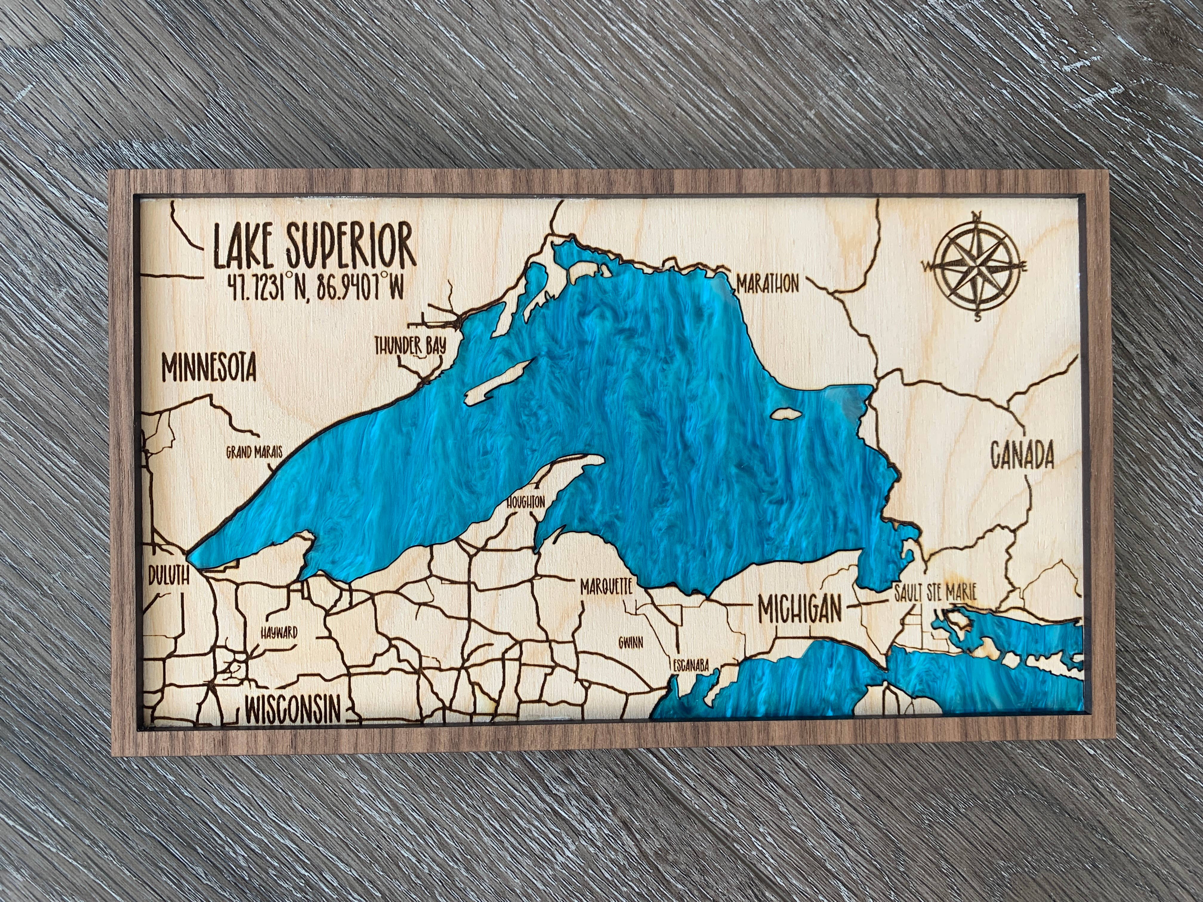 SJ Imaginations - Wholesale Map - Custom lake or city maps6