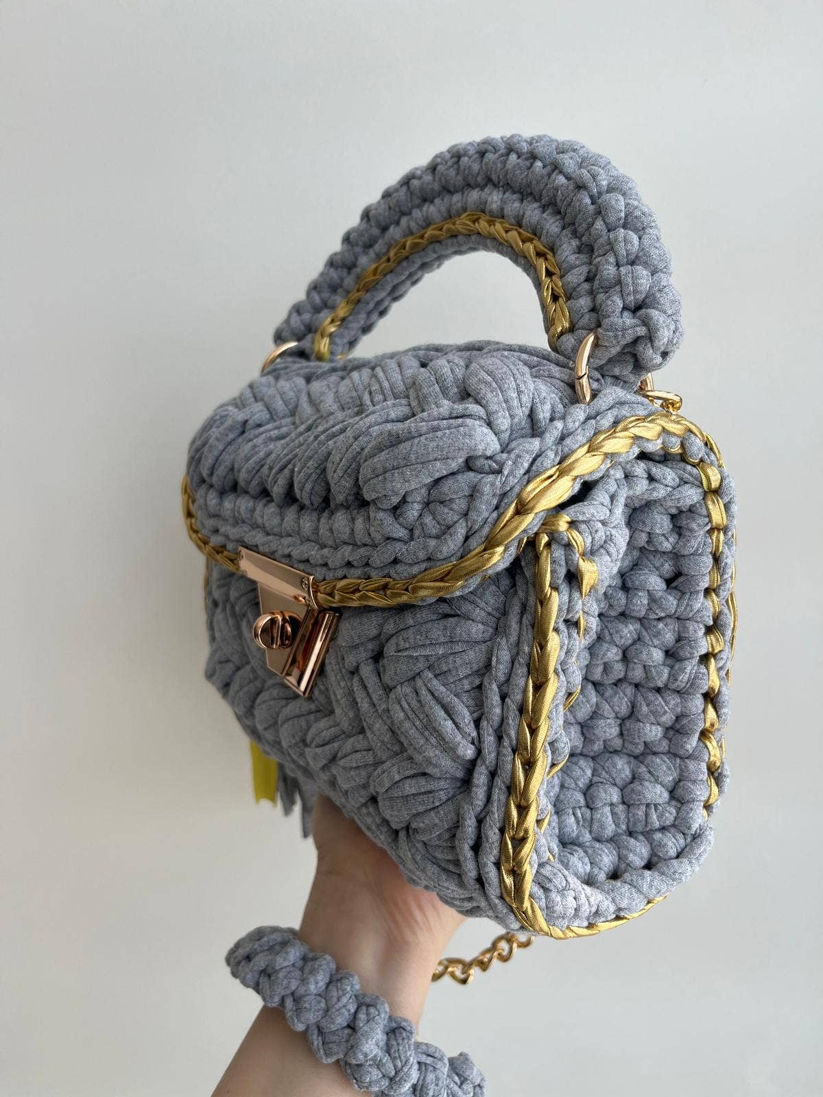 CHQEL - Vente Pochette – femme - Pochette de soirée CHQEL pour femmes, sac à main au crochet 1