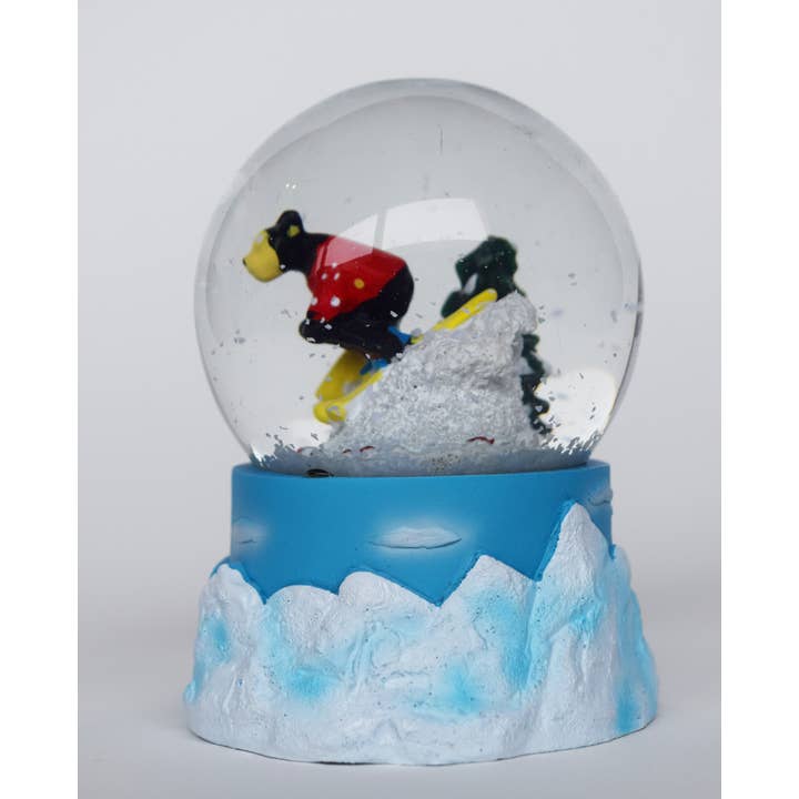 Snow Business USA – Globo de neve - Crianças e bebés por atacado – Globo de neve pequeno urso de esqui2