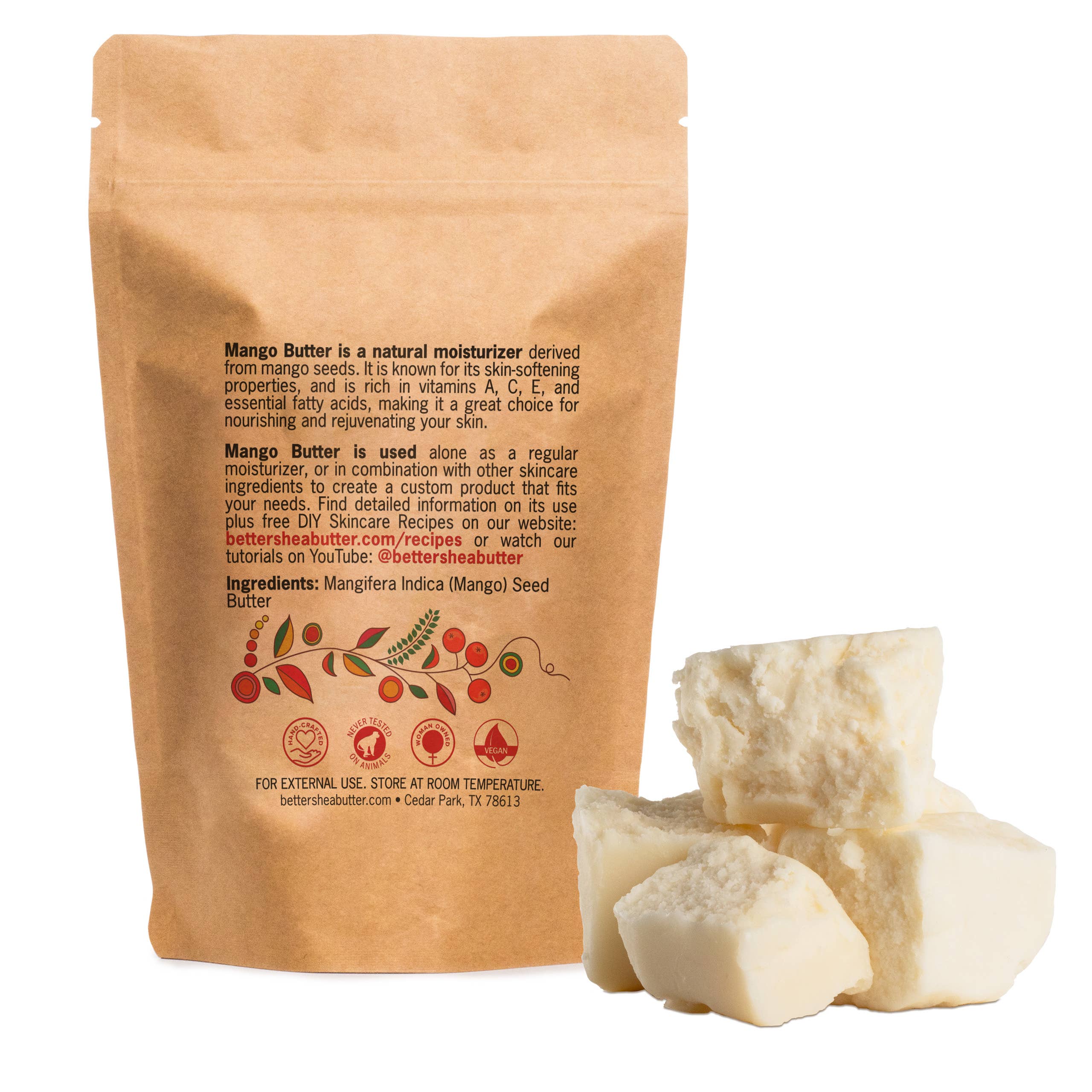 Better Shea Butter - Wholesale Body Balm/Butter - Mango Butter (8 oz)5