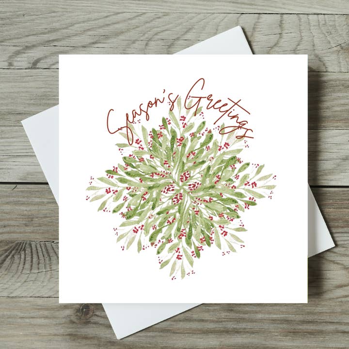 Berries & Sprigs - Season's Greetings for wholesale by THTDesignCo.