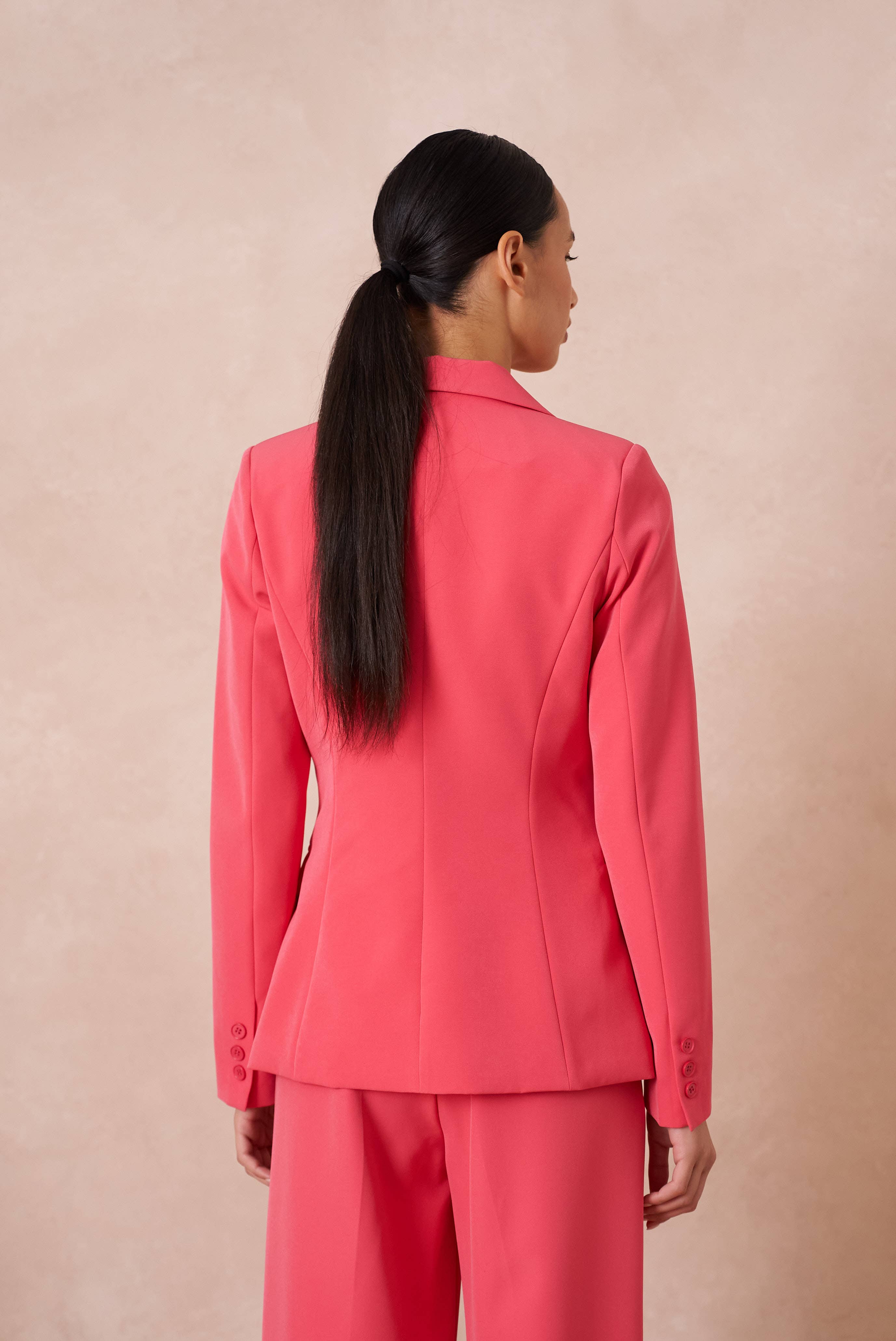 Attentif Paris - Wholesale Suit Jacket - Women's - [Timeless] Fitted single-button plain jacket23