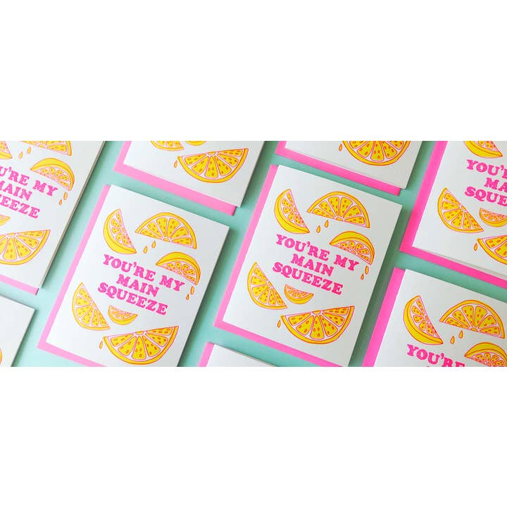 Richie Designs - Wholesale Anniversary Card - Main Squeeze - Happy Anniversary Card - Funny Greeting Card2