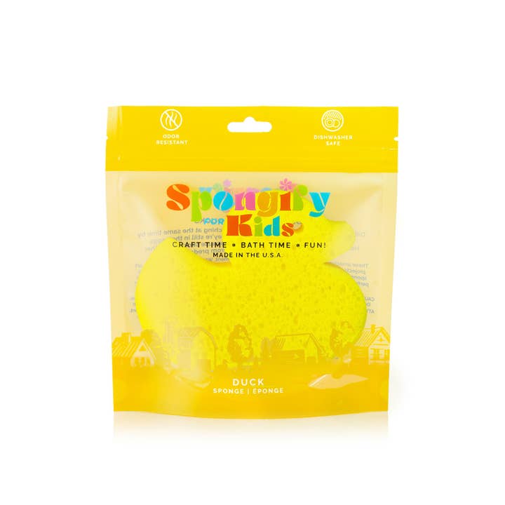 Brands & More - Wholesale Bath Pouf/Sponge - Spongify Kids Bath Sponge- Farm Animals- Duck