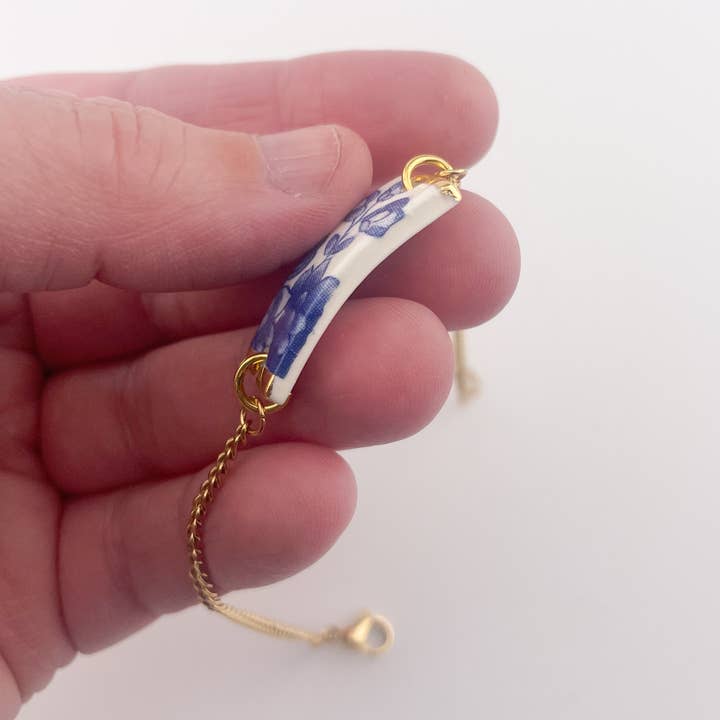 Clay Blanca - Wholesale Charm/Dangle Bracelet - Blue China Rectangle Bracelets (Options)6