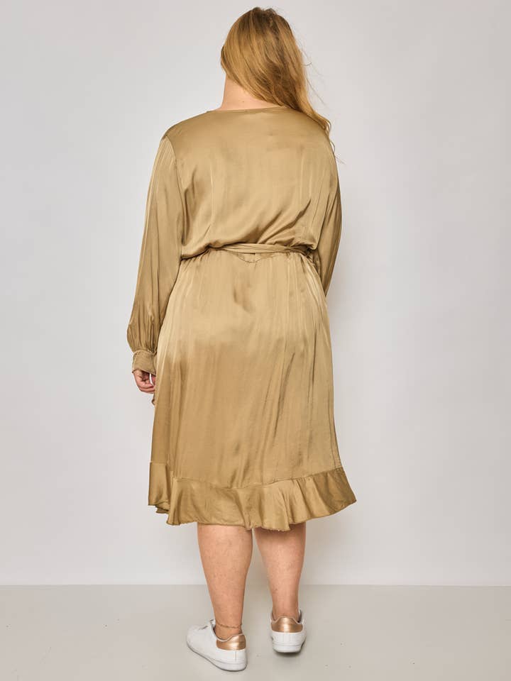 C'MELODIE - Wholesale Dress - Women's - Plus Size - Elegant Long-Sleeve Women's Dress4