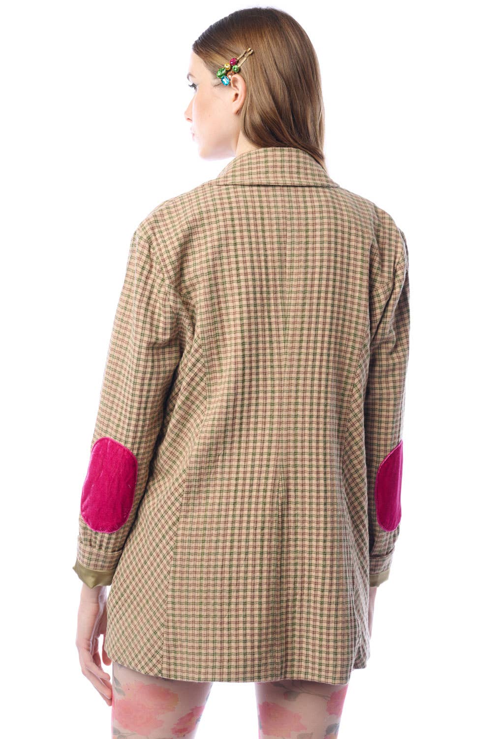 Aratta | Women's Fashion - Wholesale Blazer - Women's - Diana Beige Floral Blazer | Plaid Blazer | Flowery Jacket1