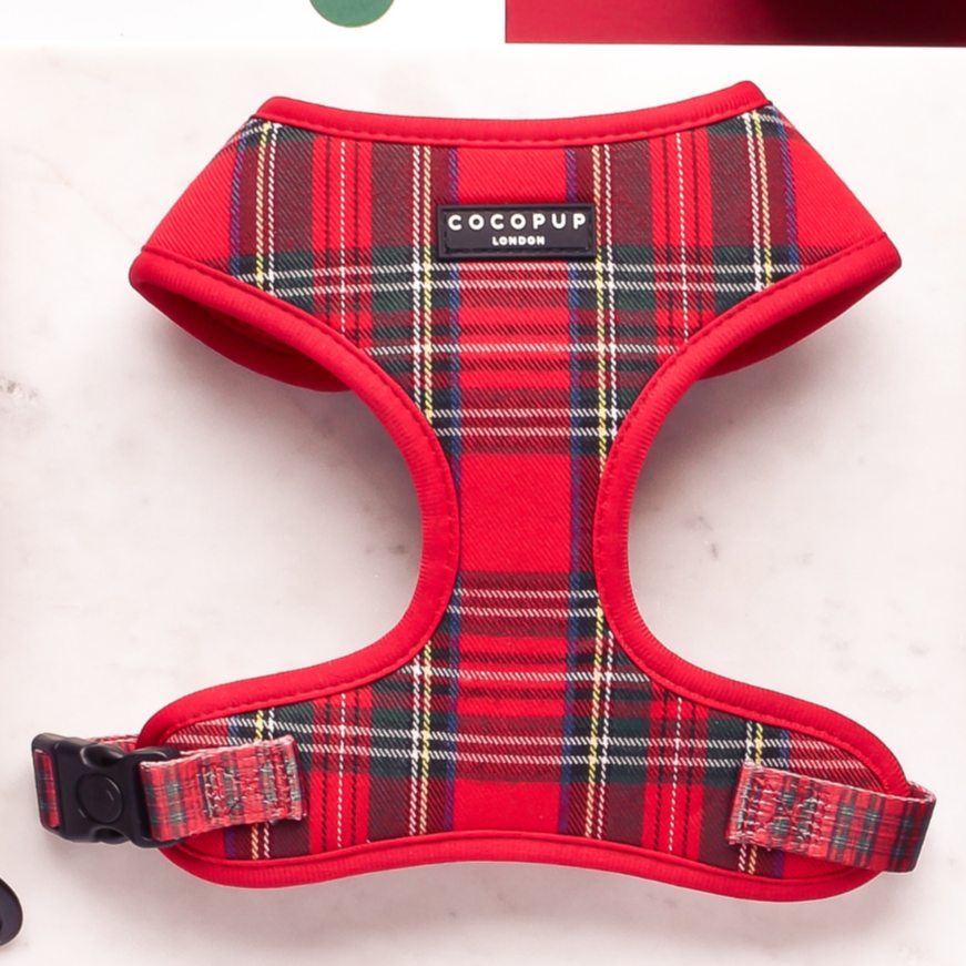 Cocopup London - Wholesale Tuig voor huisdieren - Hond - Tartan Verstelbaar NekHARNAS0