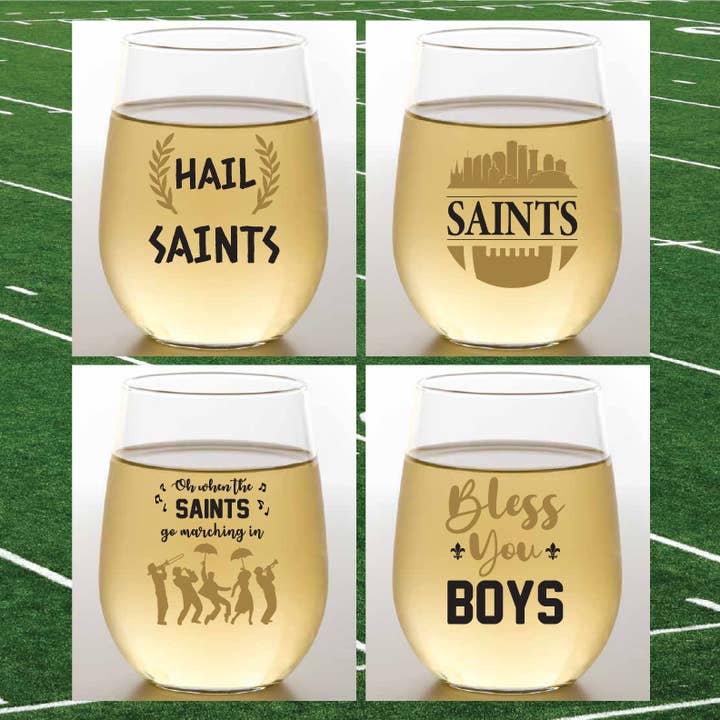 Wine-Oh! - Wholesale Wine Glass - CLOSEOUT ASSORTED Unbreakable Stemless Plastic Wine Glasses48