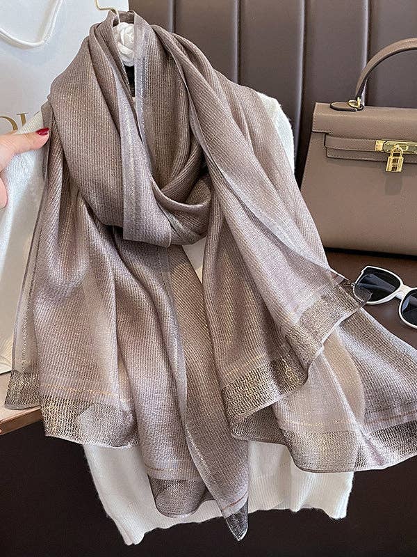 VividLux - Wholesale Scarf - Women's - Keep Warm See-Through Shawl&Scarf5