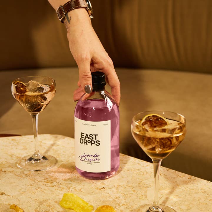 EAST DROPS - Wholesale Cocktail Mix/Syrup - Lavender Daiquiri - Ready to Drink Cocktail3
