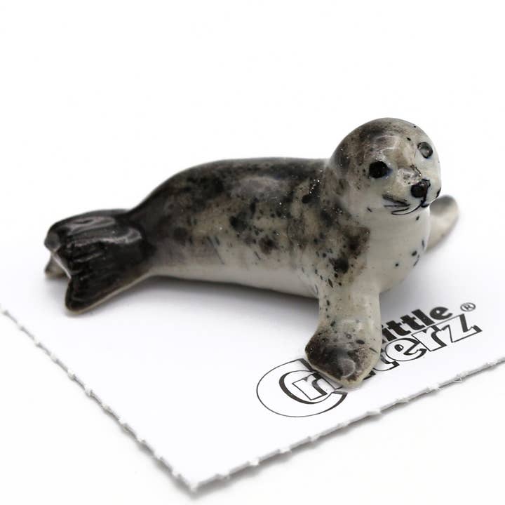 Andre Harbor Seal Pup Porslin Miniatyr för wholesale av Little Critterz