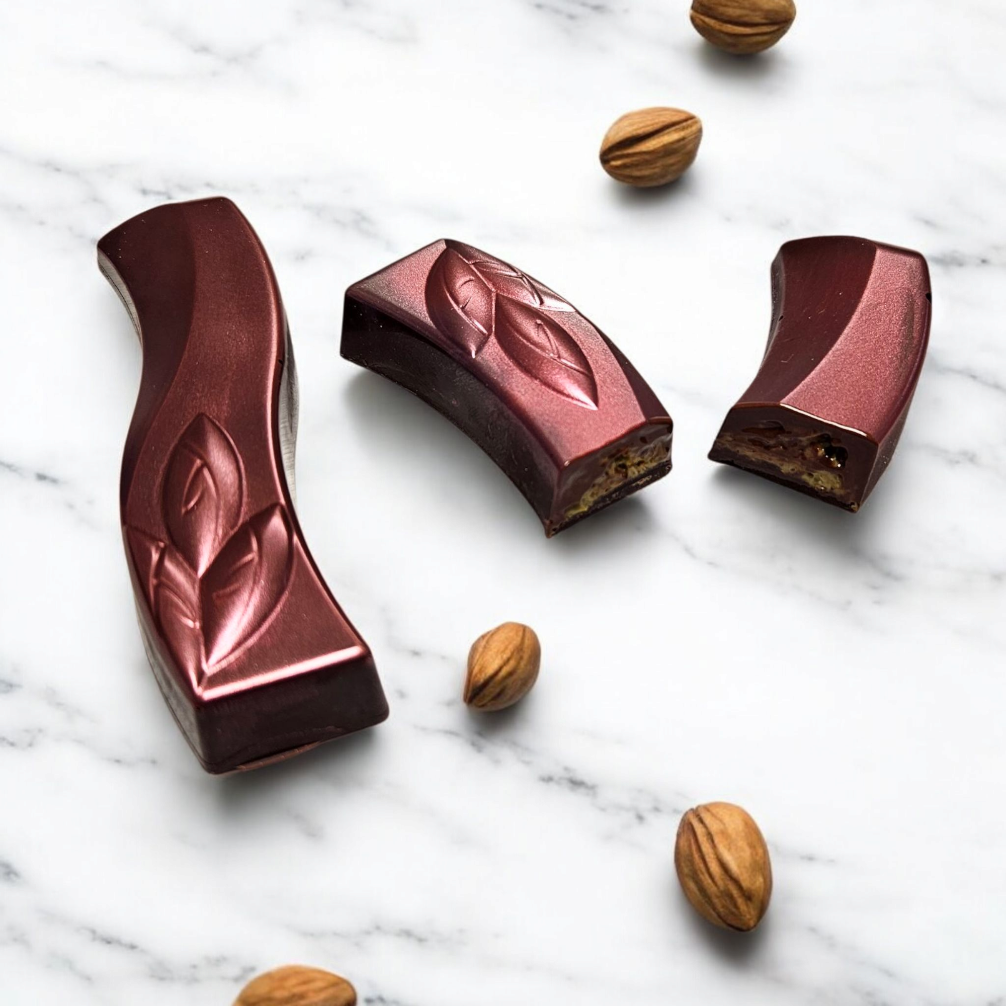 J. Patrice Chocolate Studio - Vente Barre chocolatée - Barre de Baklawa à la Pistache (Barre de Chocolat de Dubaï)3