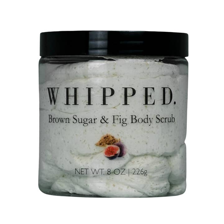 WHIPPED. Brown Sugar & Fig Body Scrub for wholesale by WHIPPED.