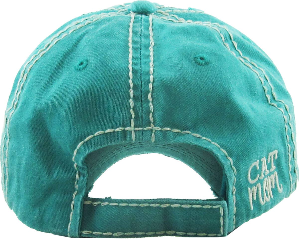 KBETHOS – Großhandel Basecap – Damen – CAT MOM Vintage-Kugelkappe gewaschen17