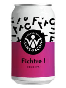 Birra Ipa Fichtre fredda! Brasserie Sans Façon 33 cl per la vendita all'ingrosso da parte di Le Vin Émoi