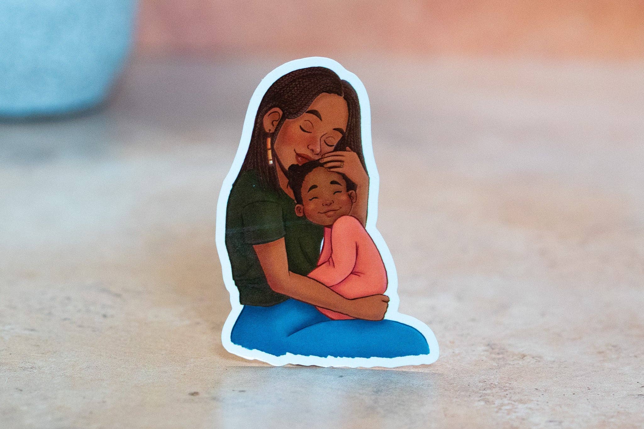 Pounded Yam Productions - Vente Autocollant - Autocollant noir pour maman et fille2