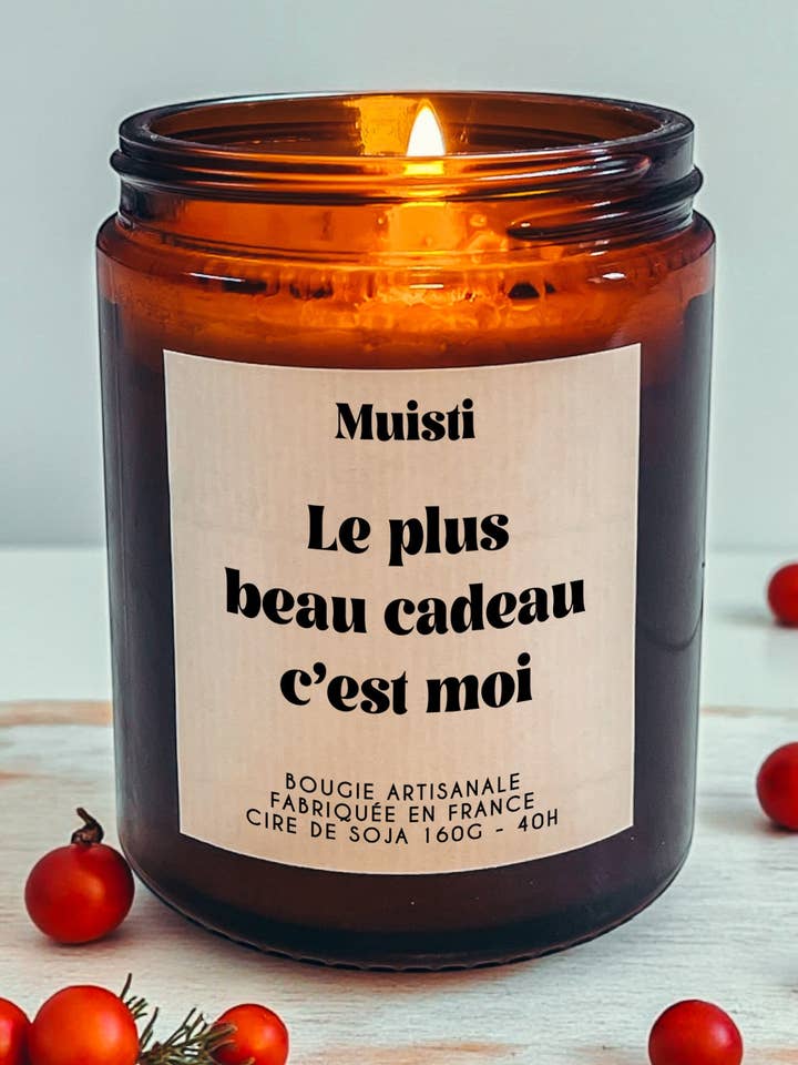 Scented Candle - The most beautiful gift is me for wholesale by Muisti