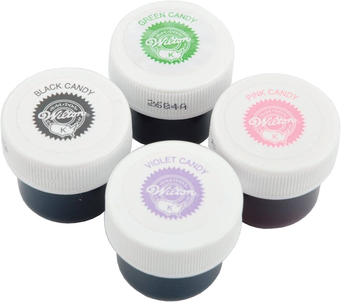 Innovarix – Engroshandel Kagepyntningssæt – Wilton Slikkepind Farvesæt (Sæt med 4 - 1/4 oz flasker)1