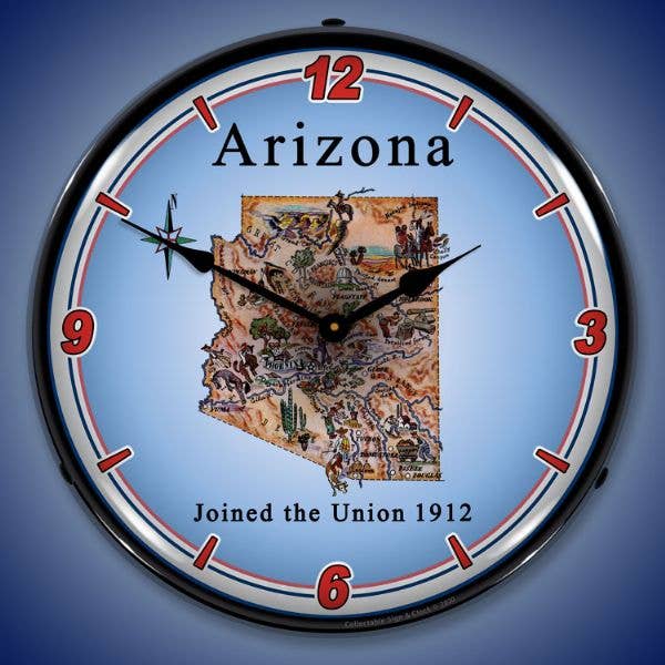 Staat Arizona voor wholesale door Collectable Sign and Clock LLC.