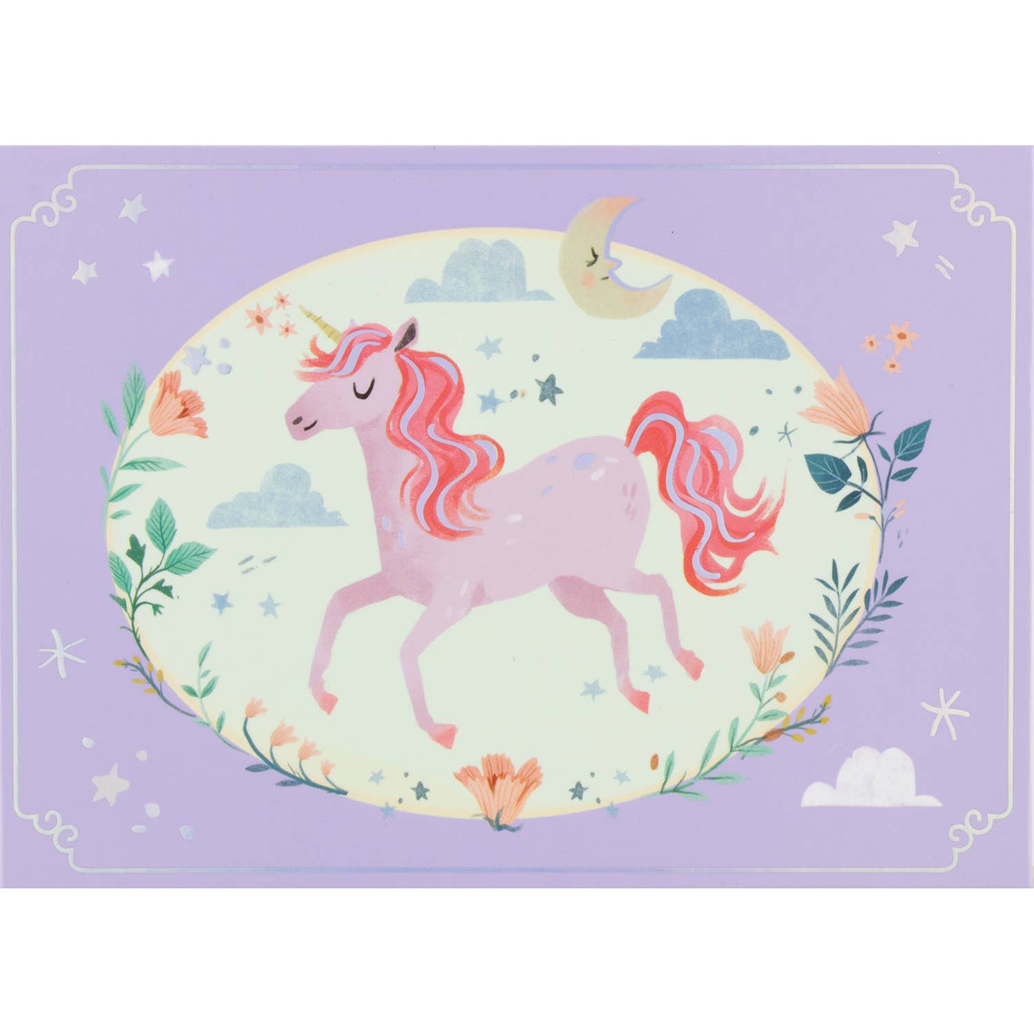Ulysse Couleurs d'Enfance – wholesale Jewelry box/organiser – Kids – LILAC UNICORN MUSICAL CHEST2