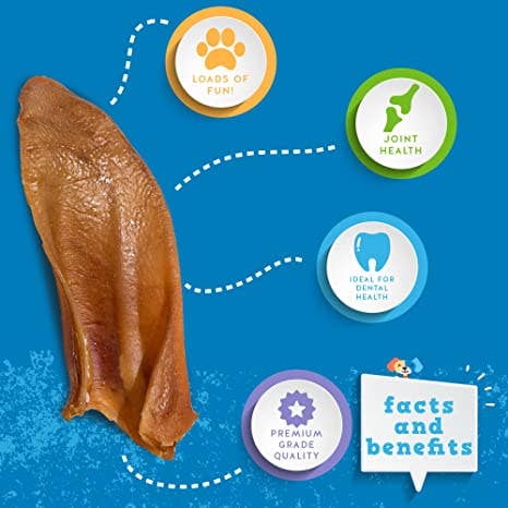 J&C PET SUPPLY LLC - Wholesale Pet Treats - Dog - PIG EARS Dog Treats Jack&Pup1