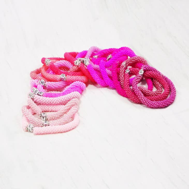 2021 Children Bracelets for Girls Candy Color Adjustable Rope Pendant Beads  Bracelets Christmas Presents Fashion Jewelry