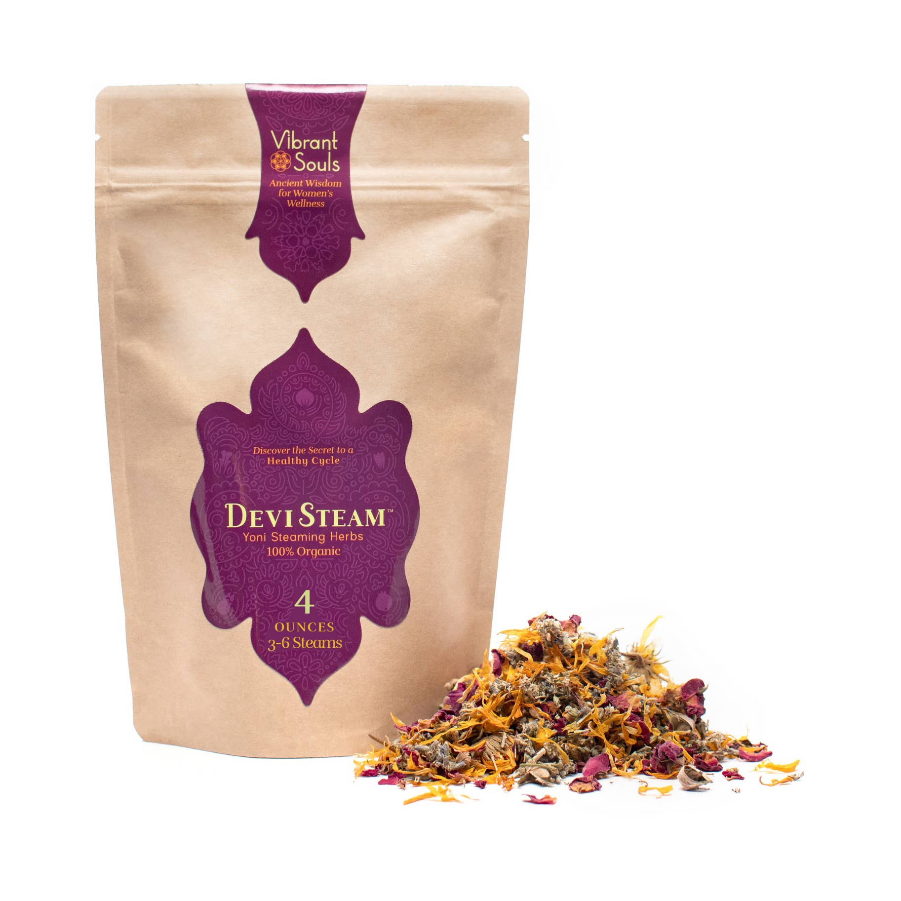 Vibrant Souls – wholesale Health/detox tea – Devi Steam® Yoni Steaming Herbs | 100% Organic