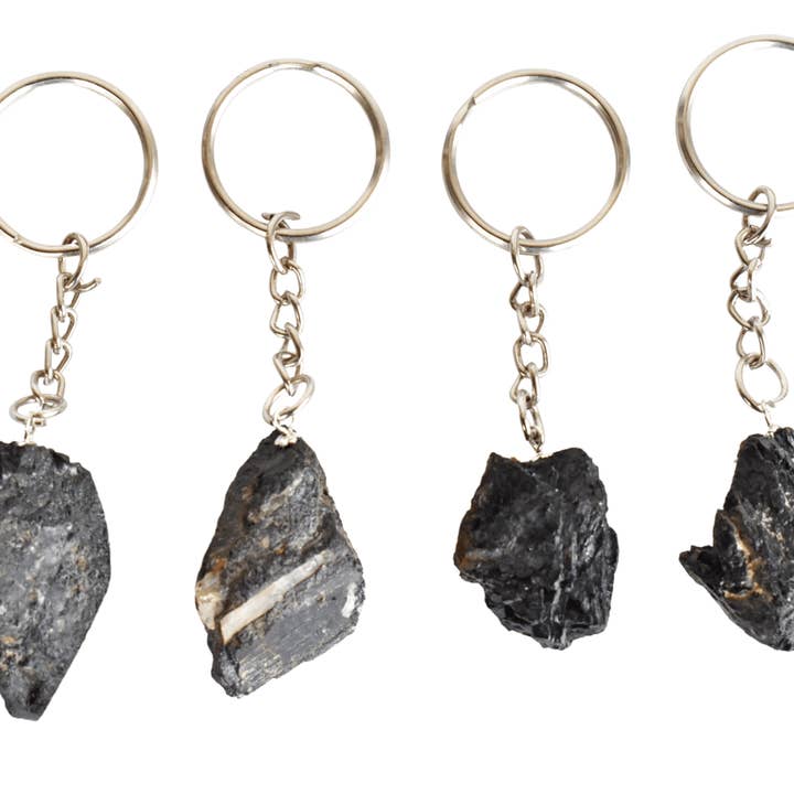 Soothing Crystals - Wholesale Keychain - Unisex - Gemstone Keychain | Black Tourmaline | Crystal Stone Keyring1