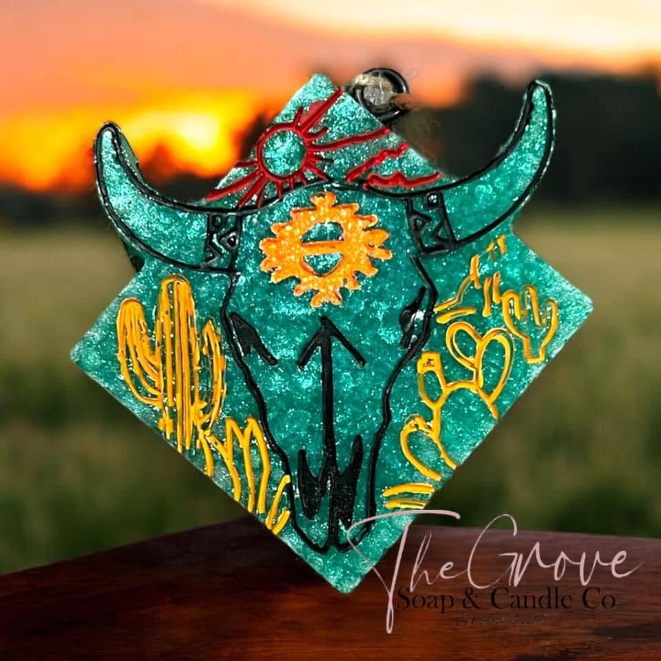 The Grove Soap & Candle Co - Wholesale Car Freshener - Women's - Navajo Scented Car Freshies-Western aroma bead decor