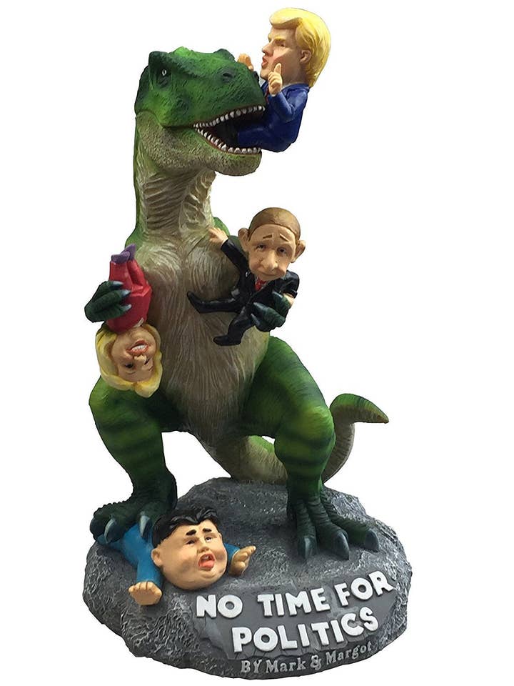 T-trex Dinosaur Playing with Politicians for wholesale by By Mark & Margot