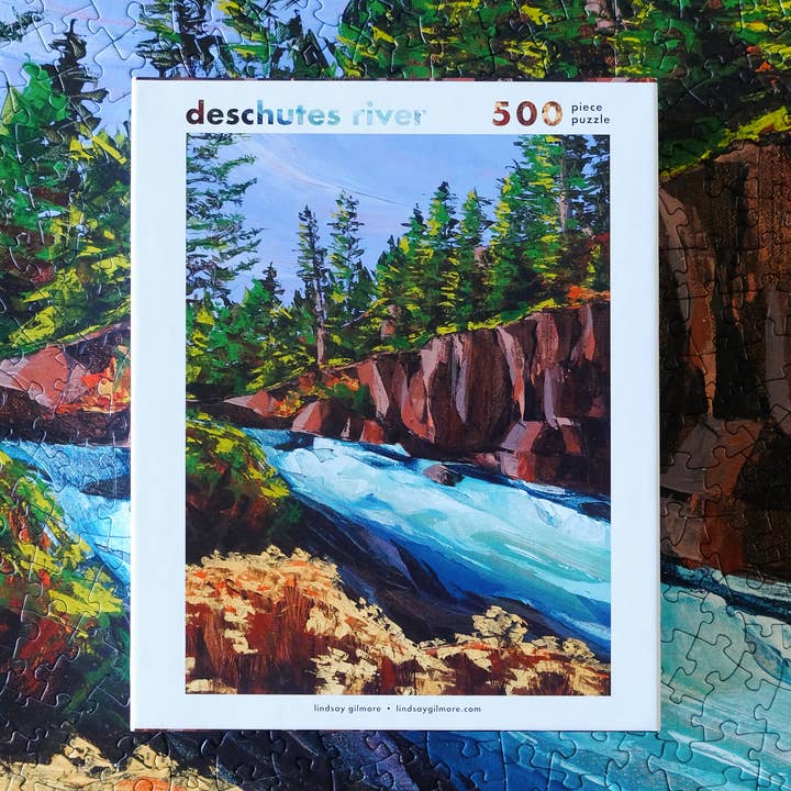 Deschutes River Puzzle for wholesale by Lindsay Gilmore