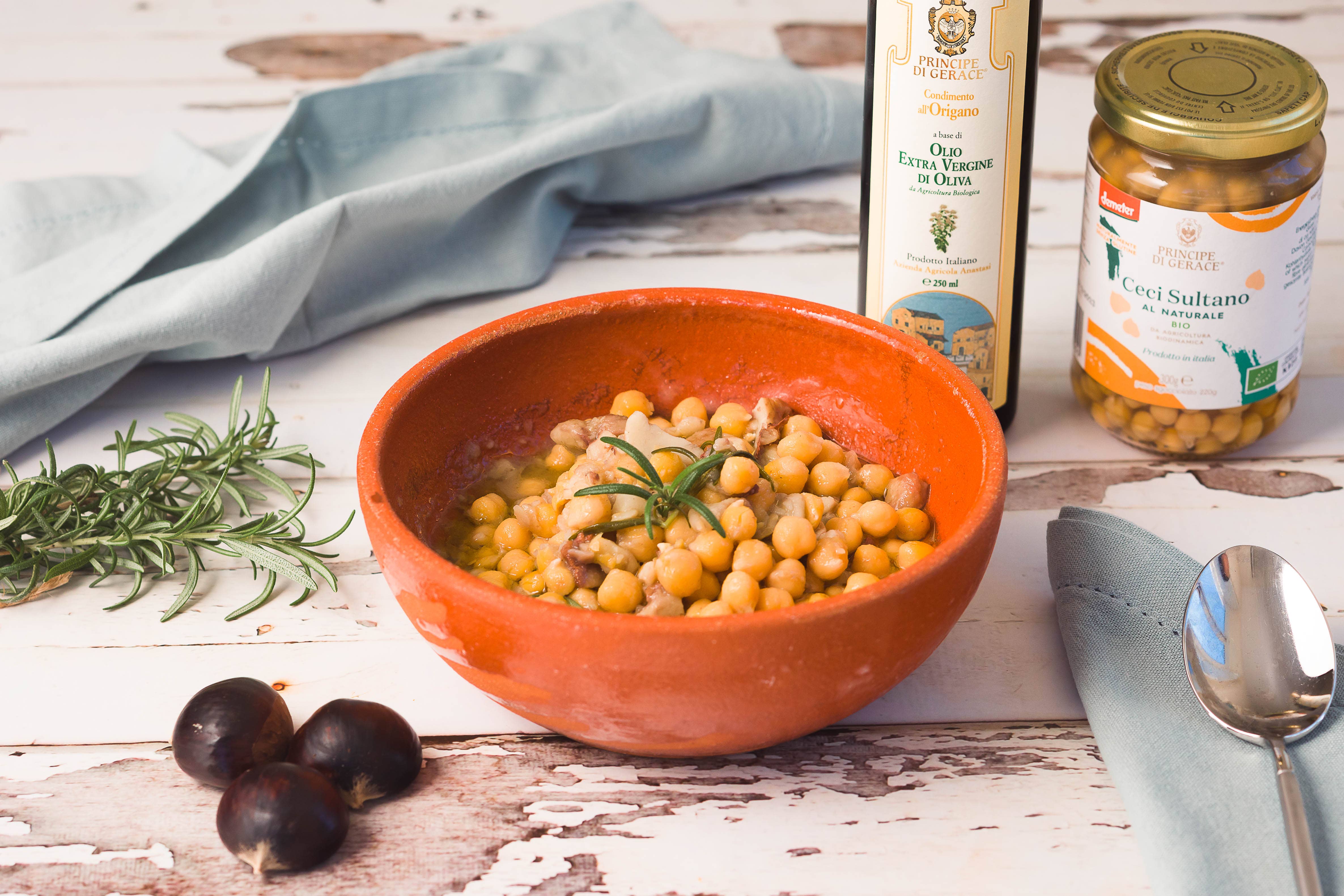 Mediterranea Foods - Wholesale Beans - Gluten-Free Boiled Biodynamic Sultano Chickpeas 300G2