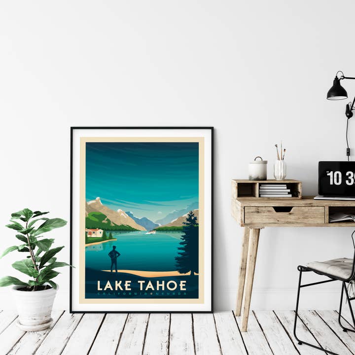 Olahoop Travel Posters - Wholesale Poster - Lake Tahoe National Park - United States Travel Poster5
