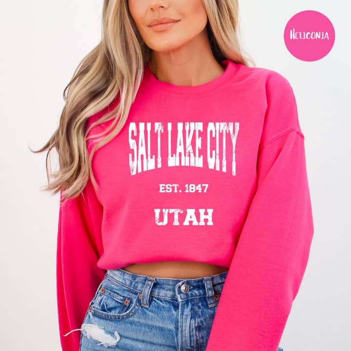 Sudadera Grunge de Salt Lake City Utah para venta al por mayor de CindyL Boutique