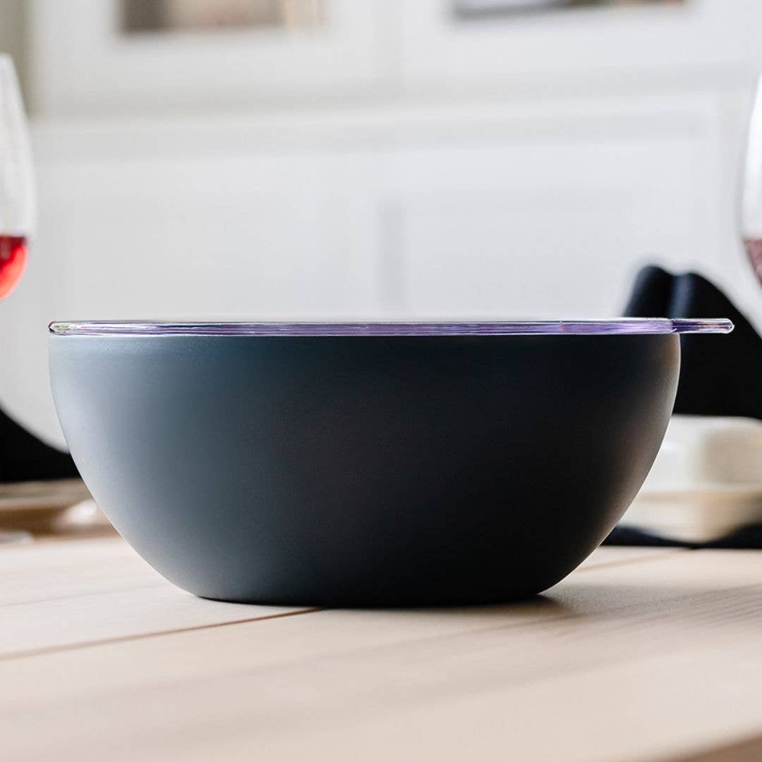 served - Wholesale Serve Bowl - A Super Bowl: Vacuum-Insulated Serving Bowl in Caviar1