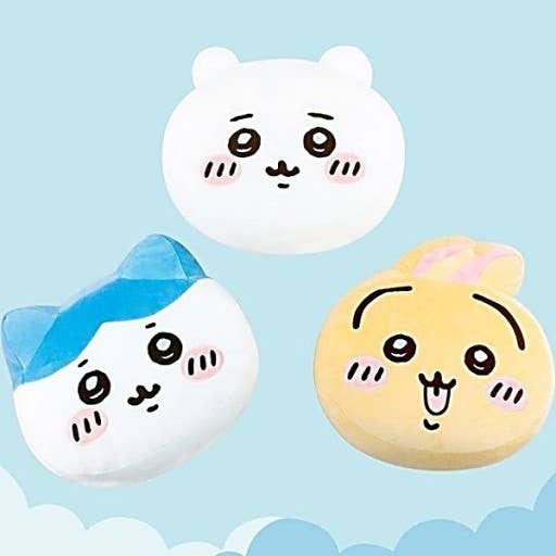 K-Wonderland - Wholesale Decoratieve autospiegelhanger - Unisex - Chiikawa pluche nekkussen - decoratie-, kantoor-, autokussen2