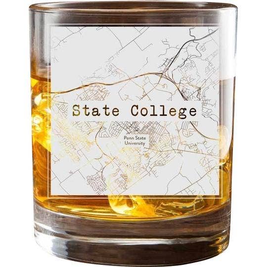 State College College Town Glasses (Set of 2) for wholesale by College Town Glasses