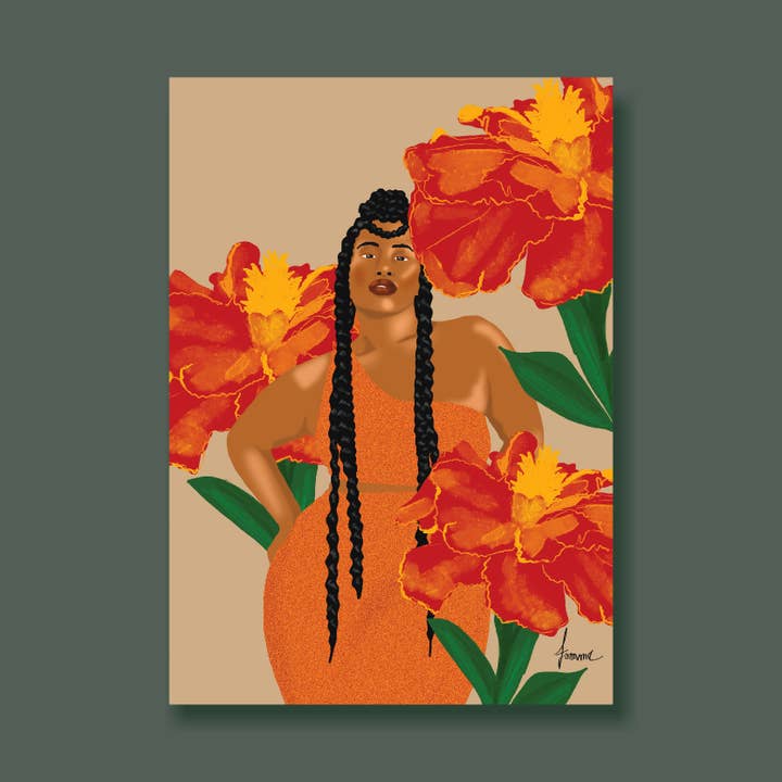 A5-kaart - Gewoon bloeien voor wholesale door Famma