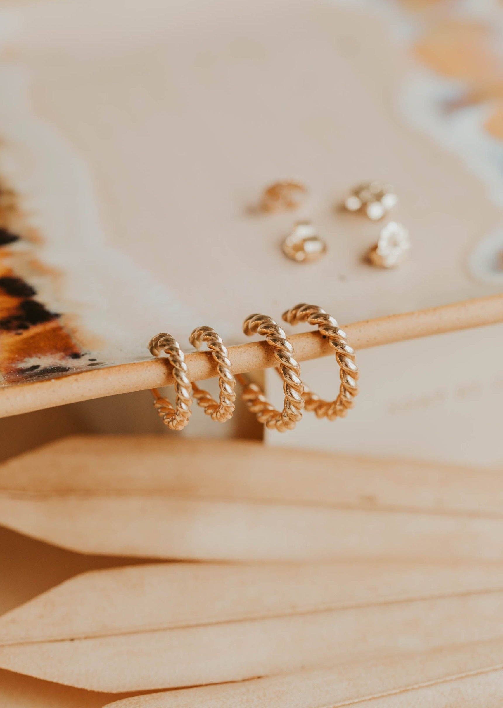 Hello Adorn - Wholesale Hoop Earrings - Ophelia Hoops | 14kt Gold Fill + Sterling Silver2