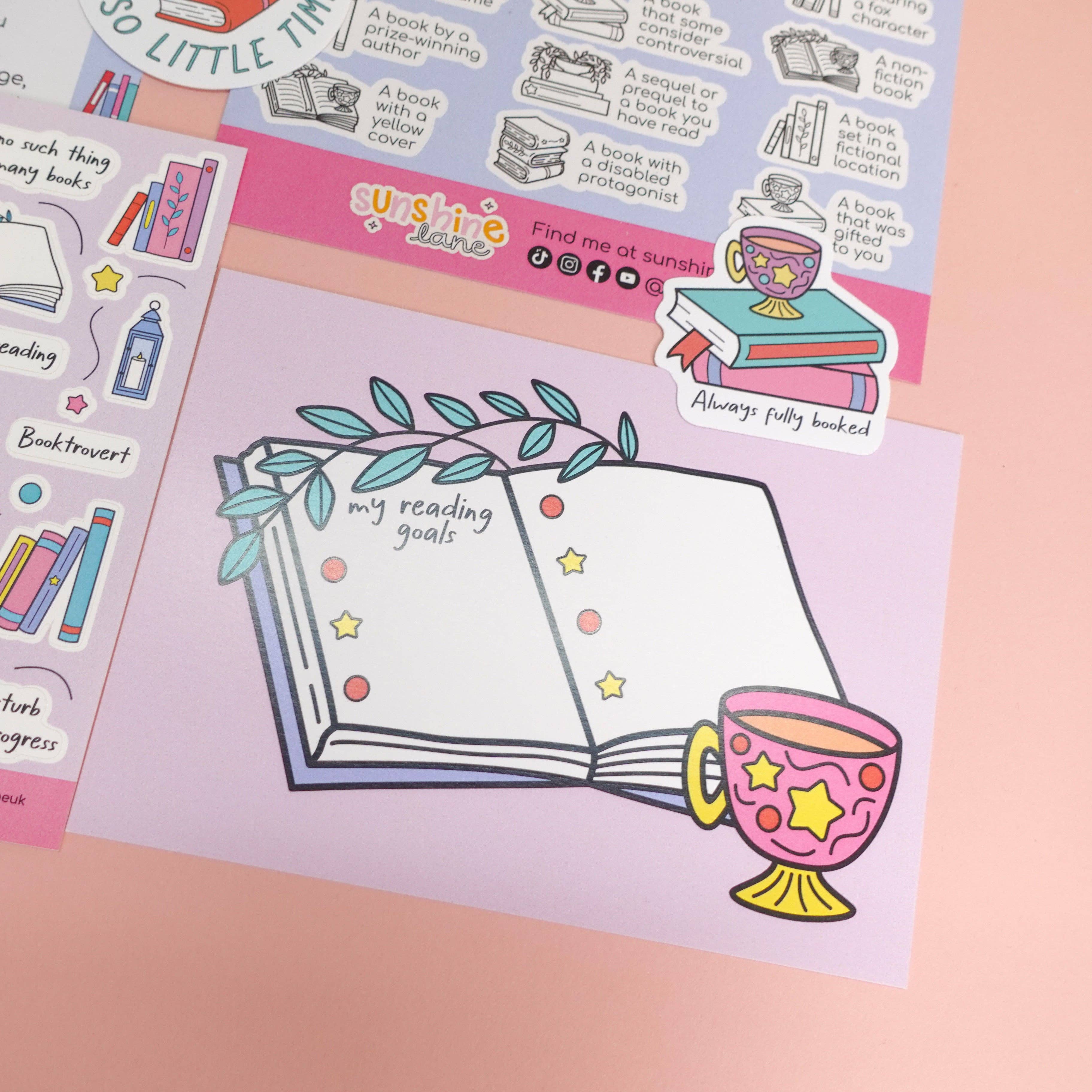 Sunshine Lane - Wholesale DIY Craft Kit - My Bookish Adventure: A journaling kit for book lovers5