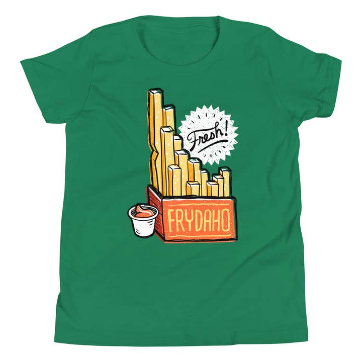 Idaho Frydaho - Youth Short Sleeve T-Shirt for wholesale by North Beast