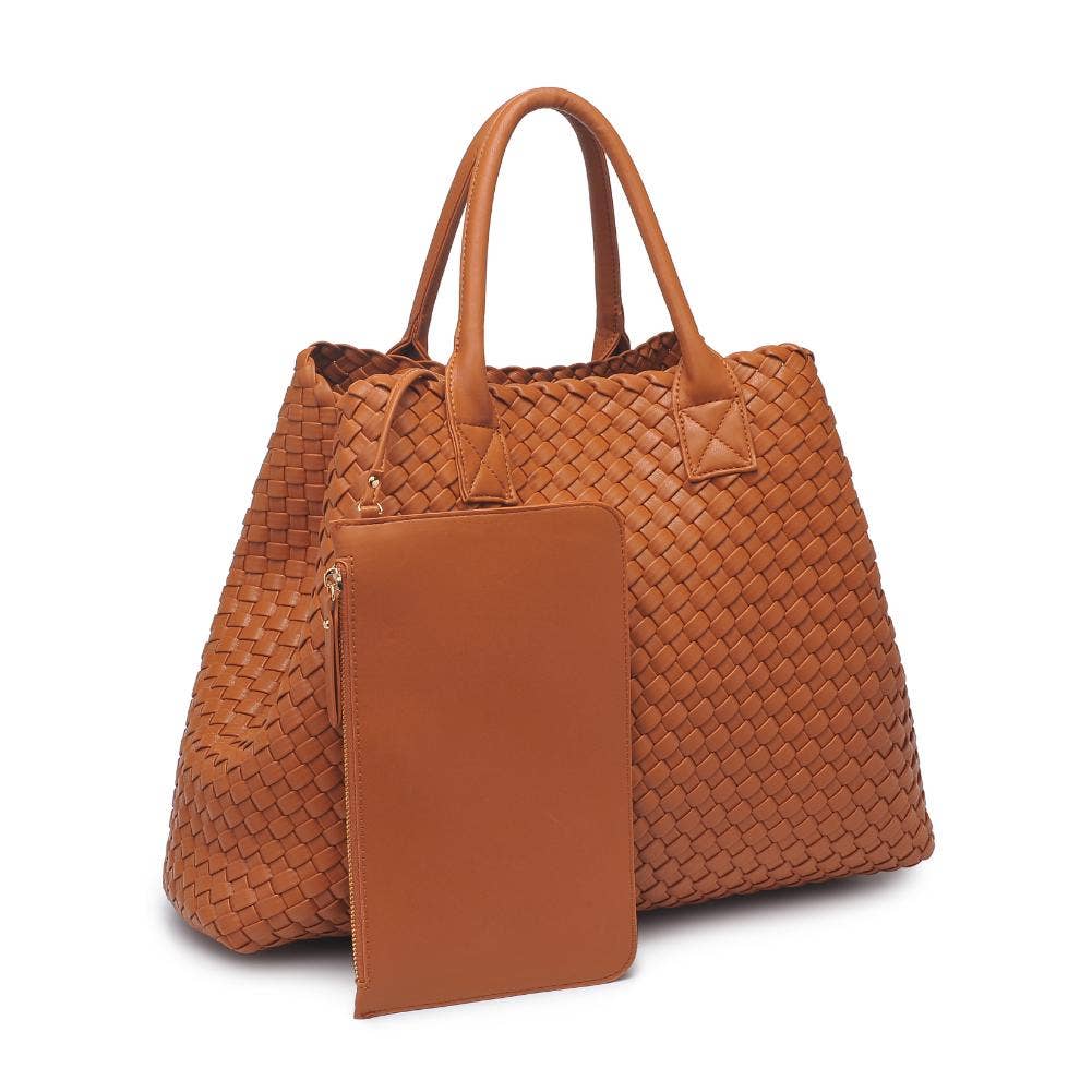 Urban Expressions - Wholesale Tote Bag - Women's - Ithaca Woven Vegan Leather Tote22